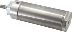 Norgren - 4" Stroke x 2-1/2" Bore Double Acting Air Cylinder - 1/4 Port, 1/2-20 Rod Thread - Exact Tool & Supply