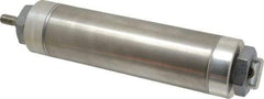 Norgren - 6" Stroke x 2-1/2" Bore Double Acting Air Cylinder - 1/4 Port, 1/2-20 Rod Thread - Exact Tool & Supply