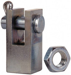 Norgren - Air Cylinder Piston Rod Clevis - For 1-1/4 & 1-1/2" Air Cylinders, Use with Norgren Nonrepairable Air Cylinders - Exact Tool & Supply