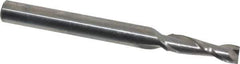 Niagara Cutter - 5/32", 1/2" LOC, 3/16" Shank Diam, 2" OAL, 2 Flute, Solid Carbide Square End Mill - Single End, Uncoated, Spiral Flute, 30° Helix, Centercutting, Right Hand Cut, Right Hand Flute, Series C230 - Exact Tool & Supply