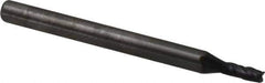 Niagara Cutter - 5/64", 3/16" LOC, 1/8" Shank Diam, 1-1/2" OAL, 4 Flute, Solid Carbide Square End Mill - Single End, TiAlN Finish, Spiral Flute, 30° Helix, Centercutting, Right Hand Cut, Right Hand Flute, Series C430 - Exact Tool & Supply