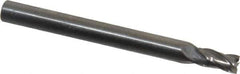 Niagara Cutter - 5/32", 5/16" LOC, 3/16" Shank Diam, 2" OAL, 4 Flute, Solid Carbide Square End Mill - Single End, Uncoated, Spiral Flute, 30° Helix, Centercutting, Right Hand Cut, Right Hand Flute, Series C430 - Exact Tool & Supply