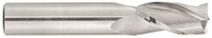 Niagara Cutter - 1", 1-1/2" LOC, 1" Shank Diam, 4" OAL, 3 Flute, Solid Carbide Square End Mill - Single End, TiAlN Finish, Spiral Flute, 30° Helix, Centercutting, Right Hand Cut, Right Hand Flute, Series C330 - Exact Tool & Supply