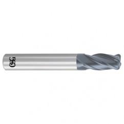 3/8 x 3/8 x 1 x 2-1/2 4Fl .045 C/R Carbide End Mill - WXL - Exact Tool & Supply