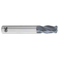 1/8 x 1/8 x 1/2 x 1-1/2 4Fl .030 C/R Carbide End Mill - WXL - Exact Tool & Supply