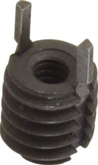 Recoil - #6-32 Internal, 5/16-18 External, 7.8mm Insert Length, Extra Heavy Duty Keylocking Thread Inserts - Carbon Steel, Zinc Phosphate Finish, Grade C1215 - Exact Tool & Supply