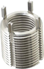Recoil - M16x1.50 Internal, M22x1.50 External, 22mm Insert Length, Heavy Duty Keylocking Thread Inserts - Stainless Steel, Passivated Finish, Grade 303 - Exact Tool & Supply