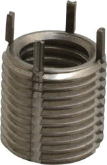 Recoil - M12x1.75 Internal, M16x1.50 External, 16mm Insert Length, Thin Wall Keylocking Thread Inserts - Stainless Steel, Passivated Finish, Grade 303 - Exact Tool & Supply