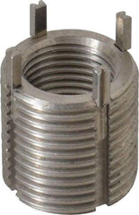 Recoil - 5/8-18 Internal, 7/8-14 External, 22mm Insert Length, Heavy Duty Keylocking Thread Inserts - Stainless Steel, Passivated Finish, Grade 303 - Exact Tool & Supply
