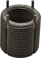 Recoil - M24x2.00 Internal, M33x2.00 External, 33mm Insert Length, Heavy Duty Keylocking Thread Inserts - Carbon Steel, Zinc Phosphate Finish, Grade C1215 - Exact Tool & Supply