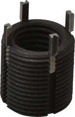 Recoil - M16x2.00 Internal, M22x1.50 External, 22mm Insert Length, Heavy Duty Keylocking Thread Inserts - Carbon Steel, Zinc Phosphate Finish, Grade C1215 - Exact Tool & Supply