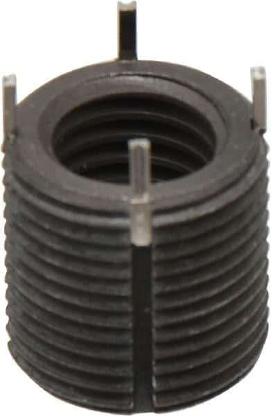 Recoil - M14x2.00 Internal, M20x1.50 External, 20mm Insert Length, Heavy Duty Keylocking Thread Inserts - Carbon Steel, Zinc Phosphate Finish, Grade C1215 - Exact Tool & Supply