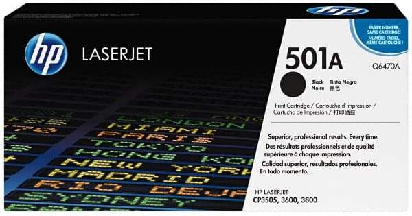 Hewlett-Packard - Black Toner Cartridge - Use with HP Color LaserJet 3600 - Exact Tool & Supply