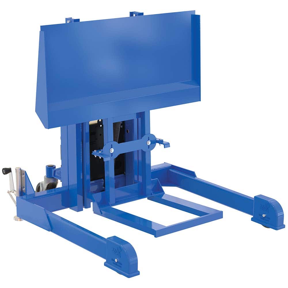 Vestil - Drum & Tank Handling Equipment; Product Type: Tote Dumper ; For Drum Capacity (Gal.): 95 ; Load Capacity (Lb.): 600.000 ; Width (Inch): 57-1/4 ; Depth (Inch): 65.1250 ; Height (Inch): 59-9/16 - Exact Tool & Supply