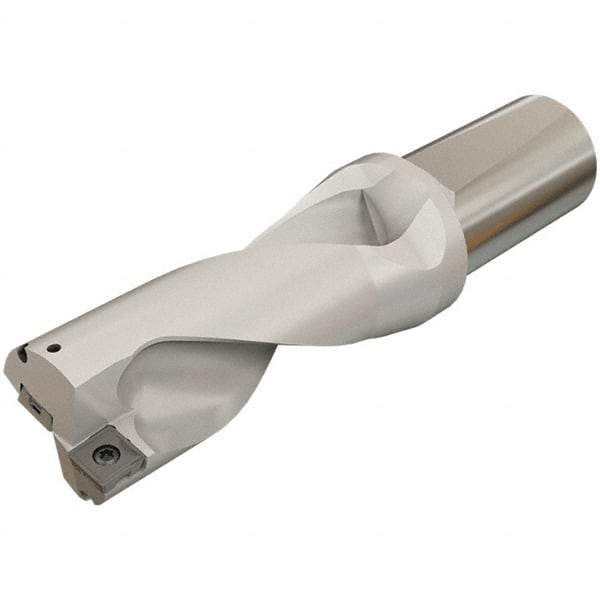 Iscar - 34mm Max Drill Depth, 2xD, 17mm Diam, Indexable Insert Drill - 2 Inserts, 20mm Shank Diam, Whistle Notch Shank - Exact Tool & Supply