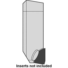 Kennametal - Indexable Milling Cartridge - KSCM Toolholder Style, Series KSCM - Exact Tool & Supply