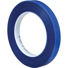 3M - 72 Yd x 12" Blue Polyester Film Tape - Exact Tool & Supply