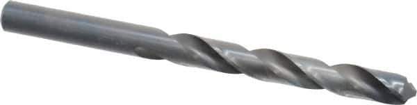 Chicago-Latrobe - 9.5mm 118° High Speed Steel Jobber Drill - Oxide Finish, Right Hand Cut, Spiral Flute, Straight Shank, 125mm OAL, Standard Point - Exact Tool & Supply