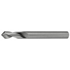 Walter-Titex - 4mm Body Diam, 90°, 55mm OAL, Solid Carbide Spotting Drill - Exact Tool & Supply