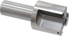 Everede Tool - 1-1/2 Inch Diameter, Interchangeable Pilot, Straight 3/4 Inch Shank Diameter, 3 Insert, Indexable Counterbore - 3.2 Inch Overall Length, TPGH 215 Insert, 5/16 Inch Pilot Hole Diameter Compatibility - Exact Tool & Supply