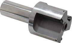 Everede Tool - 1-5/8 Inch Diameter, Interchangeable Pilot, Straight 3/4 Inch Shank Diameter, 3 Insert, Indexable Counterbore - 3.2 Inch Overall Length, TPGH 215 Insert, 5/16 Inch Pilot Hole Diameter Compatibility - Exact Tool & Supply