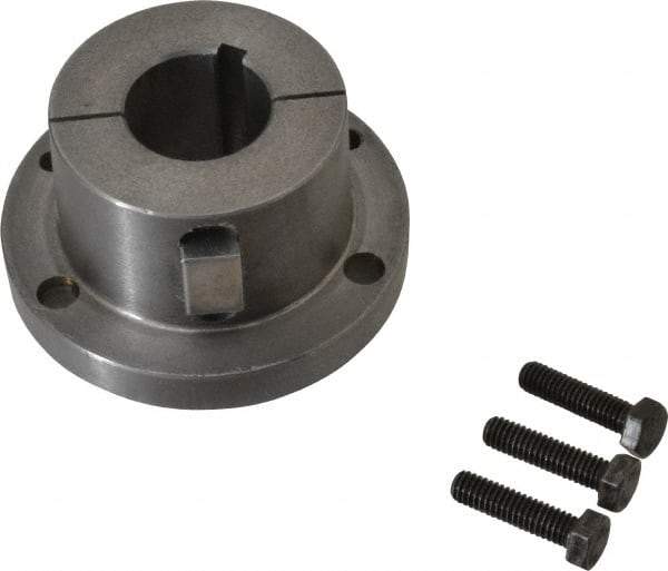 Browning - 1-1/4" Bore, 1/4" Wide Keyway, 1/8" Deep Keyway, B Sprocket Bushing - 2.557 to 2-5/8" Outside Diam, For Use with B5V Sheaves - Exact Tool & Supply