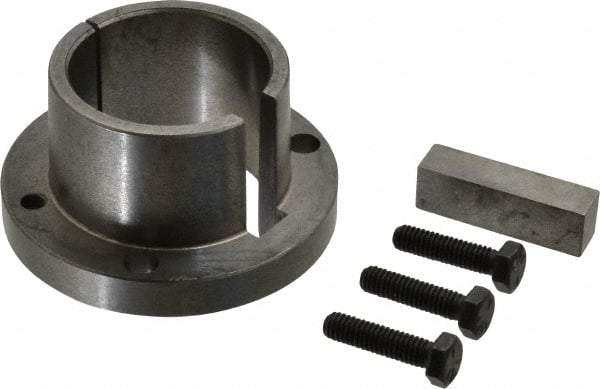 Browning - 2-1/8" Bore, 1/2" Wide Keyway, 1/4" Deep Keyway, B Sprocket Bushing - 2.557 to 2-5/8" Outside Diam, For Use with B5V Sheaves - Exact Tool & Supply