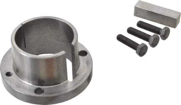 Browning - 2-1/4" Bore, 1/2" Wide Keyway, 1/4" Deep Keyway, B Sprocket Bushing - 2.557 to 2-5/8" Outside Diam, For Use with B5V Sheaves - Exact Tool & Supply