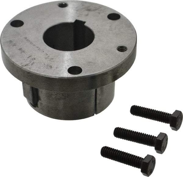 Browning - 1-3/8" Bore, 5/16" Wide Keyway, 5/32" Deep Keyway, B Sprocket Bushing - 2.557 to 2-5/8" Outside Diam, For Use with B5V Sheaves - Exact Tool & Supply