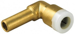 Watts - 1" Outside Diam, Brass Push-to-Connect Tube Stem Elbow - Tube to Tube Connection, EPDM O-Ring - Exact Tool & Supply