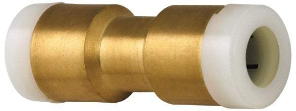 Watts - 1 x 3/4" Outside Diam, Brass Push-to-Connect Tube Union - Tube to Tube Connection, EPDM O-Ring - Exact Tool & Supply