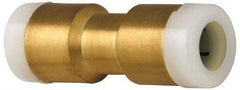 Watts - 1 x 3/4" Outside Diam, Brass Push-to-Connect Tube Union - Tube to Tube Connection, EPDM O-Ring - Exact Tool & Supply