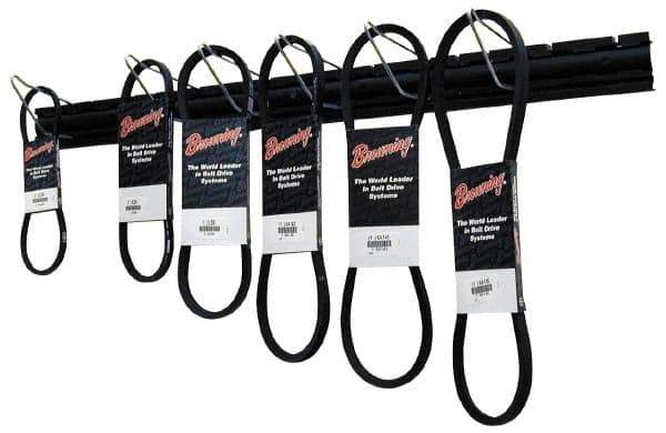 Browning - Belt Rack - 36" OAL x 3" Overall Width, 3" High - Exact Tool & Supply
