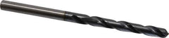 OSG - 15/64" 130° Powdered Metal Jobber Drill - V Finish, Right Hand Cut, Spiral Flute, Straight Shank, 101mm OAL, Standard Point - Exact Tool & Supply