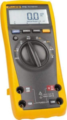 Fluke - 77-4, CAT IV, CAT III, 1,000 VAC/VDC, Digital Auto Ranging Average Responding Manual Ranging Multimeter - 50 mOhm, Measures Voltage, Capacitance, Current, Frequency, Resistance - Exact Tool & Supply
