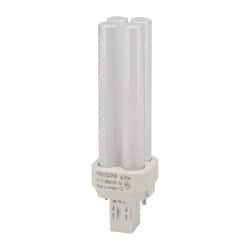 Philips - 13 Watt Fluorescent Commercial/Industrial 2 Pin Lamp - 2,700°K Color Temp, 860 Lumens, 58 Volts, PLC, 10,000 hr Avg Life - Exact Tool & Supply