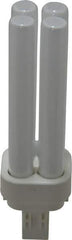 Philips - 13 Watt Fluorescent Commercial/Industrial 2 Pin Lamp - 3,500°K Color Temp, 860 Lumens, PLC, 10,000 hr Avg Life - Exact Tool & Supply