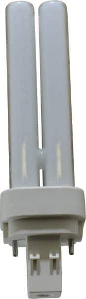 Philips - 13 Watt Fluorescent Commercial/Industrial 2 Pin Lamp - 4,000°K Color Temp, 860 Lumens, PLC, 10,000 hr Avg Life - Exact Tool & Supply