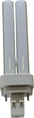 Philips - 13 Watt Fluorescent Commercial/Industrial 2 Pin Lamp - 4,000°K Color Temp, 860 Lumens, PLC, 10,000 hr Avg Life - Exact Tool & Supply