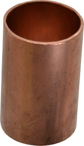 Mueller Industries - 1" Wrot Copper Pipe Coupling without Stop - C x C, Solder Joint - Exact Tool & Supply