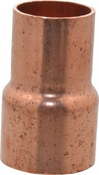 Mueller Industries - 1-1/4 x 1" Wrot Copper Pipe Reducer Coupling - C x C, Solder Joint - Exact Tool & Supply