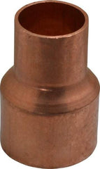 Mueller Industries - 1-1/2 x 1" Wrot Copper Pipe Reducer Coupling - C x C, Solder Joint - Exact Tool & Supply