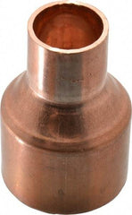 Mueller Industries - 1-1/2 x 3/4" Wrot Copper Pipe Reducer Coupling - C x C, Solder Joint - Exact Tool & Supply
