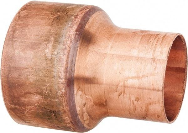 Mueller Industries - 3 x 2" Wrot Copper Pipe Reducer Coupling - C x C, Solder Joint - Exact Tool & Supply