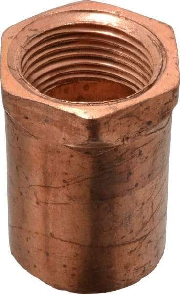 Mueller Industries - 1 x 3/4" Wrot Copper Pipe Adapter - C x F, Solder Joint - Exact Tool & Supply