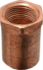 Mueller Industries - 1 x 3/4" Wrot Copper Pipe Adapter - C x F, Solder Joint - Exact Tool & Supply