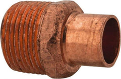 Mueller Industries - 1/2 x 3/4" Wrot Copper Pipe Adapter - C X M, Solder Joint - Exact Tool & Supply