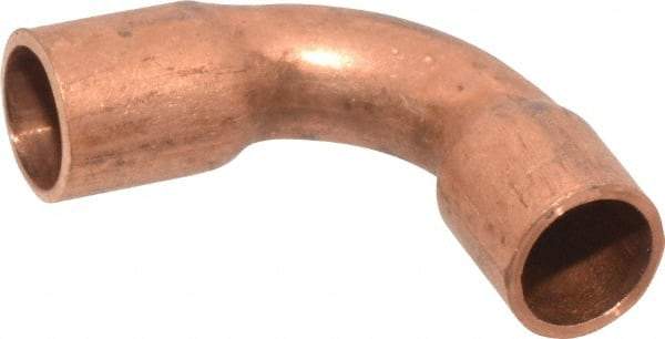 Mueller Industries - 1/8" Wrot Copper Pipe 90° Elbow - C x C, Solder Joint - Exact Tool & Supply