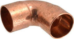 Mueller Industries - 1-1/4" Wrot Copper Pipe 90° Elbow - C x C, Solder Joint - Exact Tool & Supply