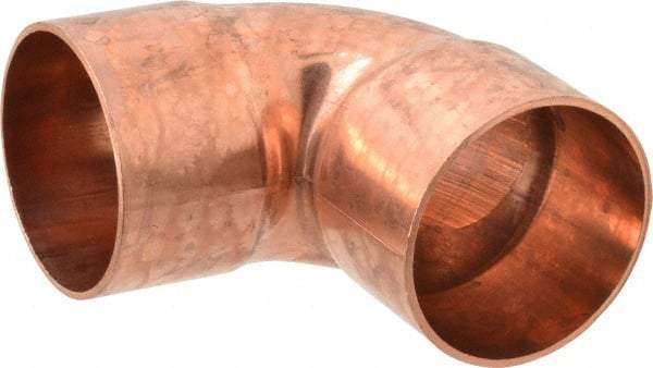 Mueller Industries - 2" Wrot Copper Pipe 90° Elbow - C x C, Solder Joint - Exact Tool & Supply